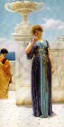 John William Godward The engagement ring oil on canvas